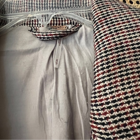 FREE PEOPLE PLAID BLAZER - Picture 4 of 6